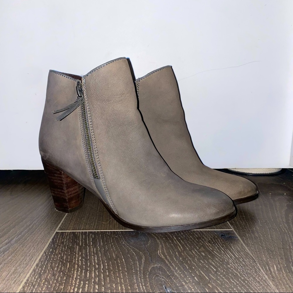 Greige Heeled Bootie